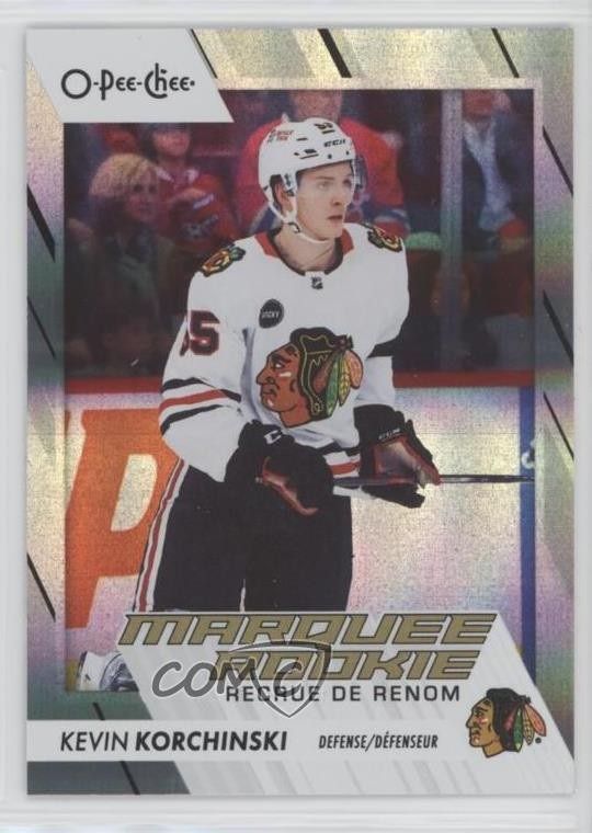 2023-24 O-Pee-Chee Marquee Rainbow 335/350 Kevin Korchinski #587 Rookie RC 0m4f