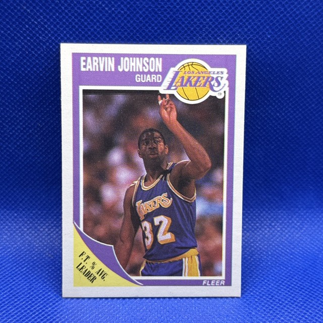 1989-90 Fleer - Magic Johnson #77