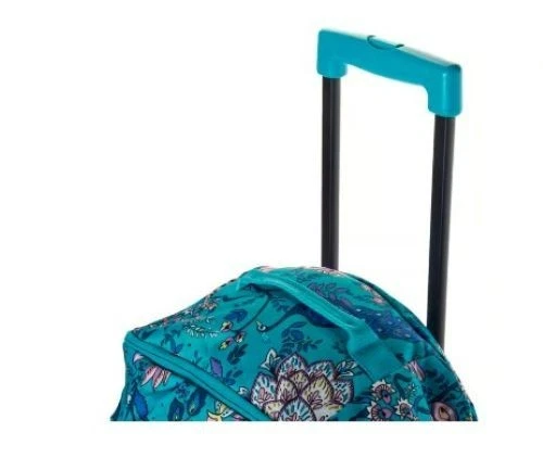 Nuevo con etiquetas Vera Bradley Pavo Real Jardín Aligerado Ruedas Bolsa de Lona Equipaje Foto 3 de 4