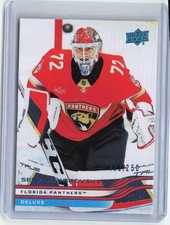 2025-26 Upper Deck Deluxe /250 #74 Sergei Bobrovsky 122/250 Columbus Blue
