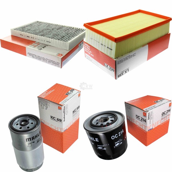 Mahle Kraftstofffilter Kc 69 Innenraum Lak 46 Luftfilter Lx 339 ÖLfilter Oc 214-image