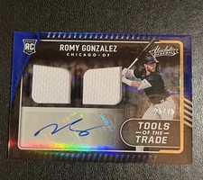 Romy Gonzalez 2022 Panini Absolute - Tools of the Trade 2 Swatch Signatures /75