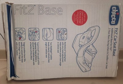 Chicco Fit2 Infant & Toddler Car Seat Base Anthracite Gray Brand New *Exp 03/28