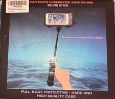 Waterproof Selfie Stick, Extendable Phone Selfie Stick with Wireless Remote S...