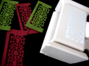 Martha Stewart Craft Edge Border Paper Punch SPIDER WEB Halloween Scrapbooking