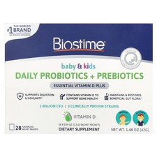 Baby  Kids, Daily Probiotics  Prebiotics, Newborn to 6 Years, Flavorless, 28