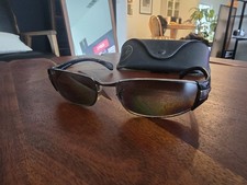 Ray Ban RB3261 004/82 Silver Metal Black Wrap Sunglasses 58-17