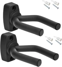 2-PACK Guitar Hanger Hook Holder Wall Mount Display, w/Hardware