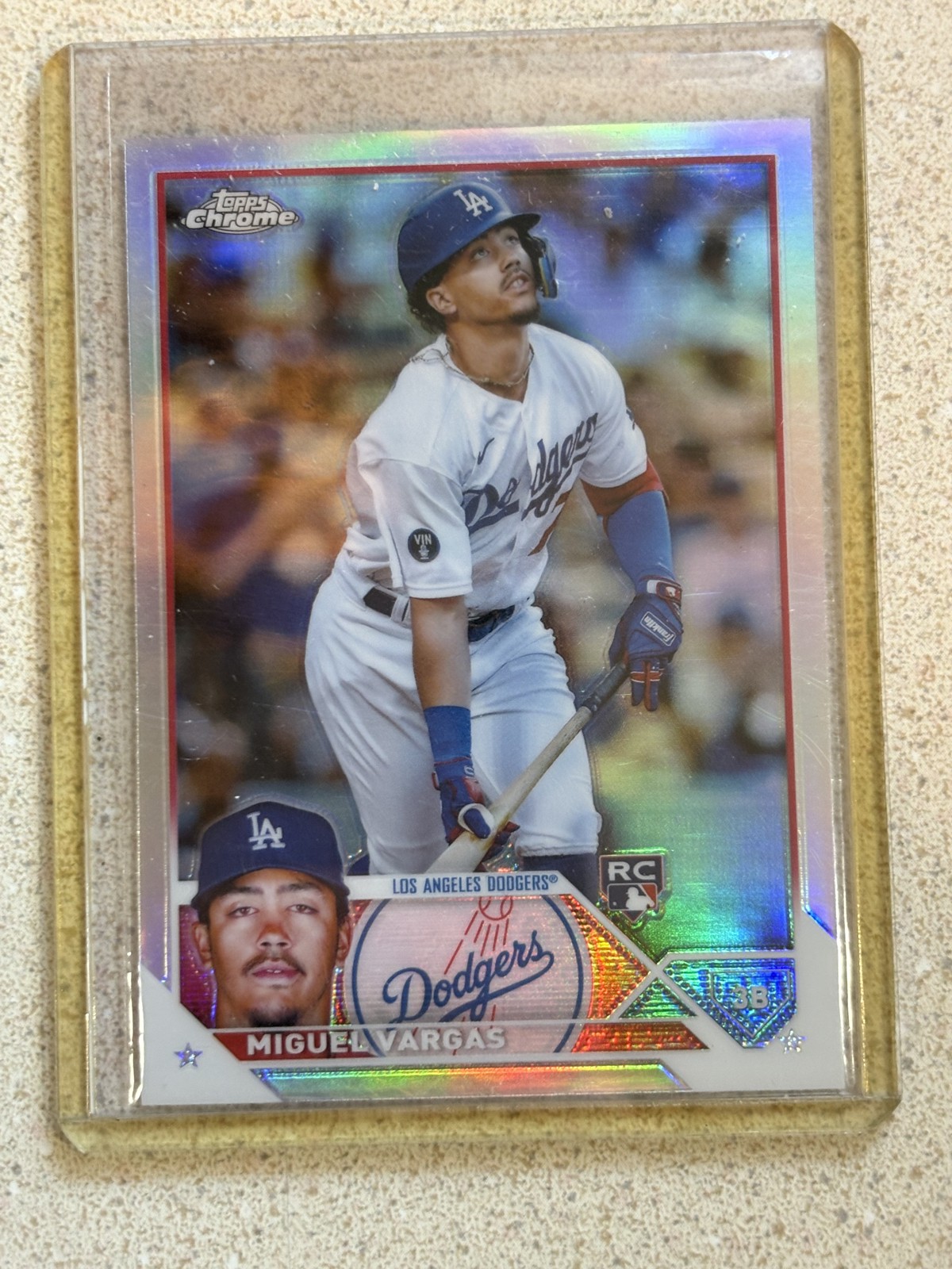 2023 Topps Chrome - Miguel Vargas #161 Refractor (RC)