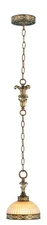 Livex Lighting 8520-64 Seville Mini Pendant Palacial Bronze with Gilded Accents