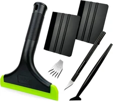 CARTINTS Install Window Film Tint Squeegee Kit, with 7.5in Long Glass Wiper, 4IN