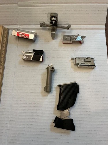 Vintage G1 Transformers Megatron Figure & Parts Lot Hasbro 1980s Decepticons