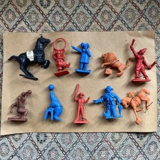 Ten Plastic Vintage Circus