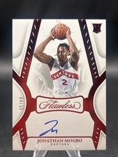 2024-25 Panini Flawless Jonathan Mogbo Auto Rookie RC #25/25 Raptors