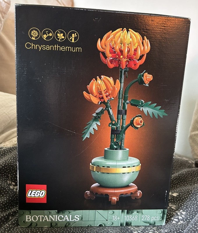 LEGO Botanicals Chrysanthemum 10368 New & Sealed LEGO flowers set 278 pieces