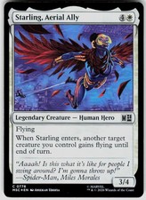 Starling Aerial Ally Foil 778 Commander Marvel Super Heroes Magic the Gathering