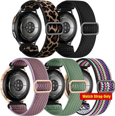 5 Pack Adjustable Elastic Bands for Samsung Galaxy Watch 6 40mm 44mm Compatibili