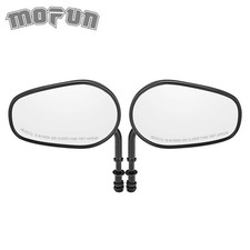 Black Door-off Rear View Side Mirrors For Jeep Wrangler Yj Tj Jku Jl 1987-later