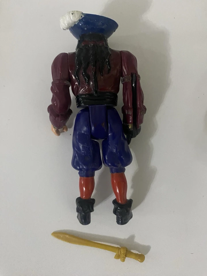 HOOK MOVIE ACTION FIGURES  Vintage 1991 CAPTAIN HOOK SWASHBUCKLING BILL JUKES - Image 3 of 4
