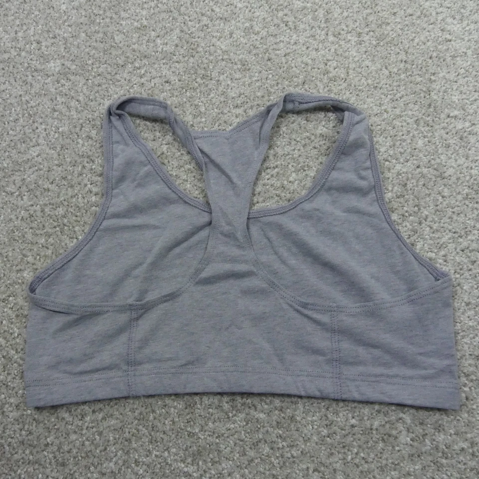 Hanes Sports Bras Womens Large Gray Teal Wireless Racerback Pullover 3 Pack - Image 4 of 4