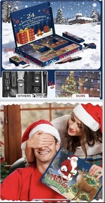 Advent Calendar 2025 Survival Kit Advent Calendar for Adults, 24 Day Christmas