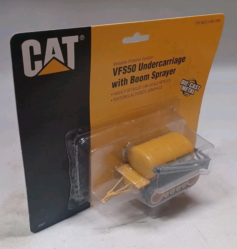 NIP 1996 Vintage ERTL CAT VFS50 Undercarriage With Boom Sprayer 1/64 - Image 3 of 4