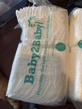 Baby2Baby Basic Disposable Diapers Size 1 White 50 Count