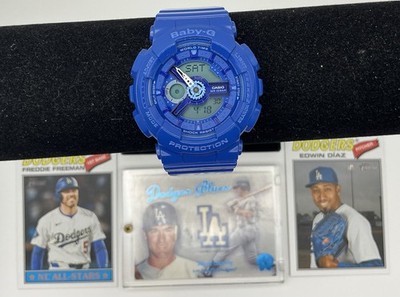 Casio Baby-G Women Watch BA-110BC-2A, 3 Dodger Trading Cards Garvey Freeman Diaz