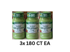3 pk lot Melatonin 3mg 180 by Nature's Truth Fast Dissolve Tablets Vegan Non-GMO