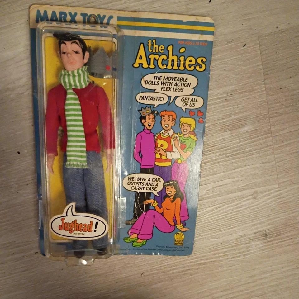 Figura de acción vintage de muñeca JUGHEAD de MARX Toys The Archies 1975 Foto 2 de 4