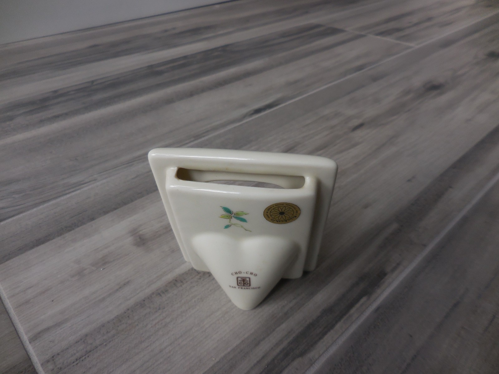 Cho Cho Takahashi Small Mini-Photo Frame Hand Painted Porcelain 3.75 X 3 in.