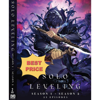DVD Solo Leveling Season 1 + Season 2 (25 Episodes) Japanese Audio English Sub