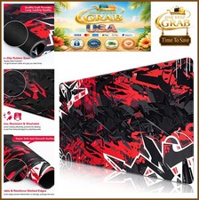 Extra Large Gaming Mouse Pad 31.5x15.7 in Desk Mat Non-Slip Rubber Base Black