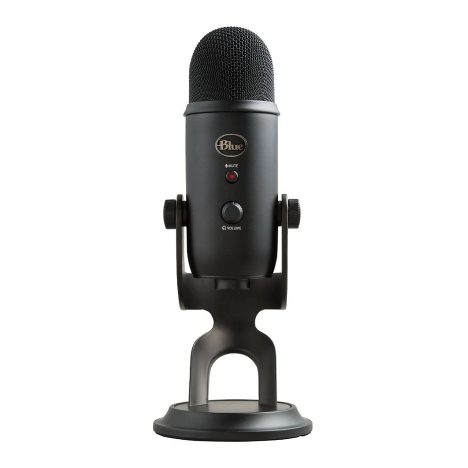 Blue Yeti USB Microphone Blackout with Knox Gear Headphones and Pop Filter - Image 2 of 4