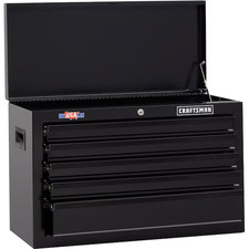 Craftsman 1000 Series 5-drawer Ball-bearing Steel Tool Chest Black Storage Stack