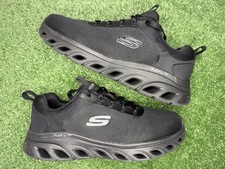 Skechers Mens Glide-Step Sylo 8 5 Size Black Athletic Shoes Sneakers