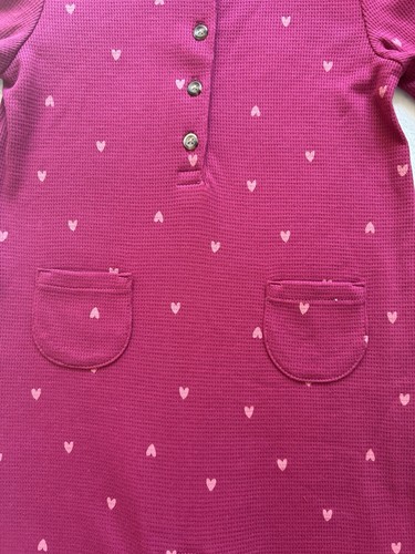 Carters Girls Pink Heart Henley Long Sleeve Jumpsuit One Piece Sz 24 months NEW - Picture 12 of 16