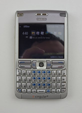 RETRO Nokia E62 E62-1 QWERTY Cell Phone for Cingular - Silver - WORKS 