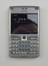 RETRO Nokia E62 (E62-1) QWERTY Cell Phone for Cingular - Silver - WORKS!