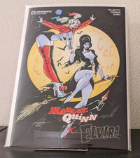 Harley Quinn X Elvira #1 - Sveta Shubina House of Mystery 11 Trade - Ltd 400 NM