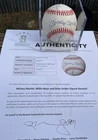 Mickey mantle Willie mays duke snider signed autographed baseball Beckett coa