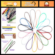 Adjustable Stretchy Puppy Collars - 300 Assorted ID Loops for Newborn Pets, 6" -