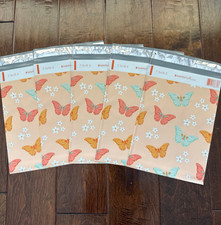 10 OR 20 Pack - 7.5x10.5" Beautiful Butterflies Designer Poly Mailers!