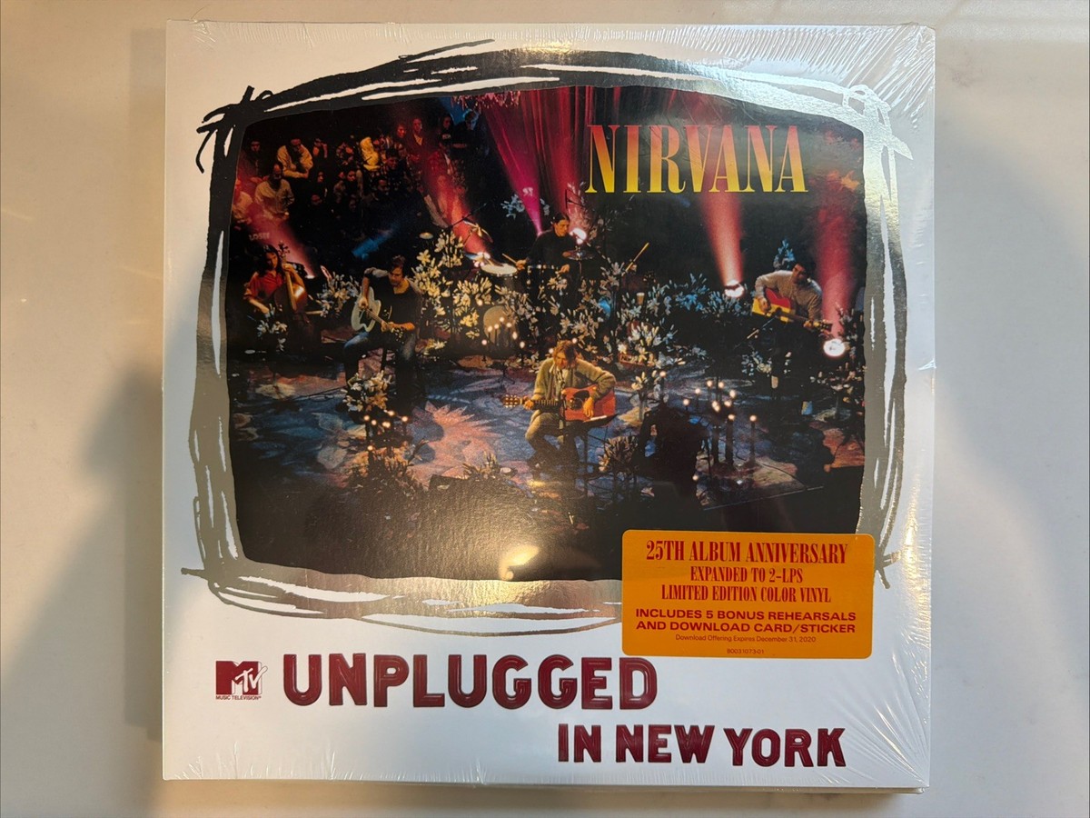 Nirvana MTV Unplugged Limited 25th Anniversary Colored Vinyl 2LP
