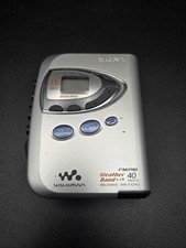 Sony Walkman WM-FX290 Cassette Player Radio Silver FM AM Weather Band Mega Bass