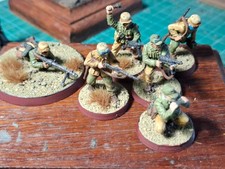 German Afrikakorps 28mm painted ww2 bolt action miniatures 6pcs