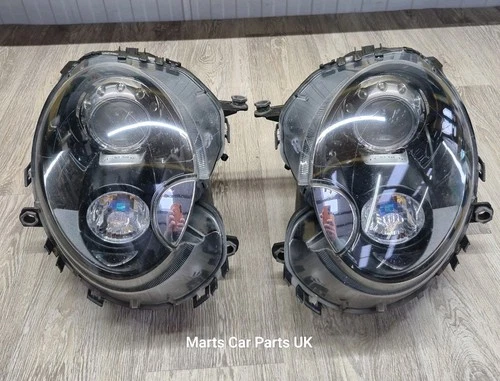 Bmw MINI R58 R56 R57 Lci Black Bi Xenon Pair Of Headlights