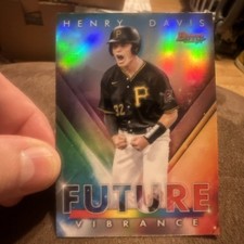 2021 Bowman's Best Future Vibrance Henry Davis Rookie #BFV-36 Pirates RC
