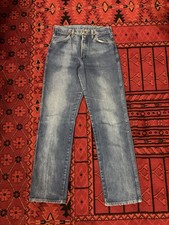 Vintage 70s Wrangler Jeans 30x33 Blue 13MWZ Cowboy Made USA Scovill Zip