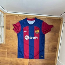 BARCELONA 2023-2024 HOME FOOTBALL SHIRT SOCCER JERSEY NIKE SIZE S